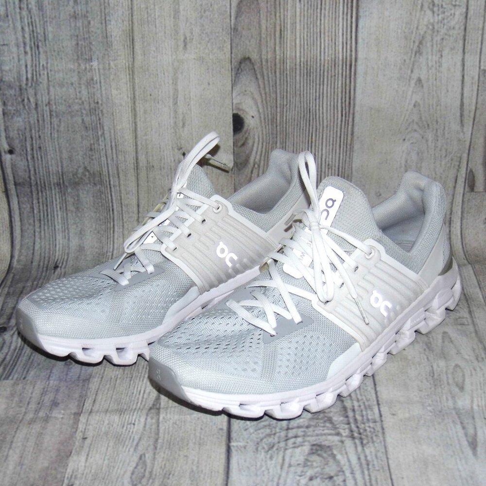ON Cloudswift Helion Superfoam Gray/White Sneakers Womens Size 11 - Picture 3 of 7